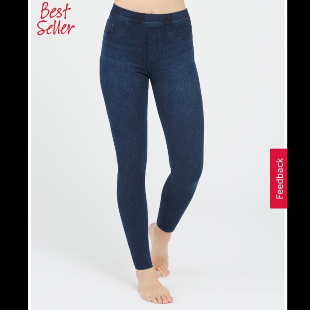 Spanx Jeans-ish Leggings, size M/6-8